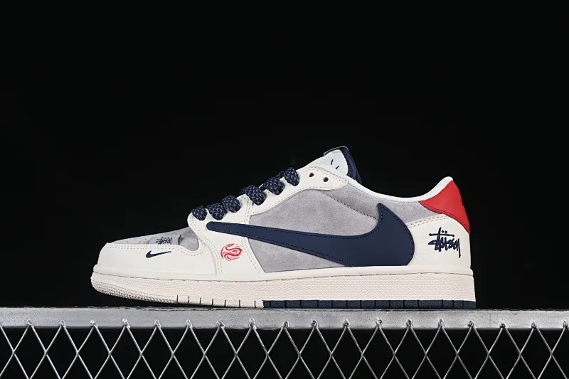 All categories Air Jordan Jordan series basketball shoes Air Jordan 1 Low high-end customized low-top sneakers Travis Scott x Fragment Design x Air Jordan 1 Low OG SP AJ1 Joe 1 Stusi jointly branded Year of the Snake limited edition red tail low-top cultural casual sneakers SJ2068-143